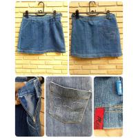 ราคา กระโปรงยีนส์ #มิกกี้เมาส์ ดิสนี่ย์ ของแท้ ทรงเอ แต่งกระเป๋าหลังลายมิกกี้ แบบน่ารัก (3251394984)