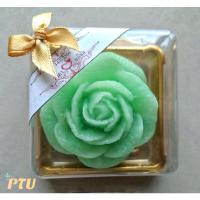 ราคา สบู่หอมดอกกุหลาบสีเขียว สบู่ของชำร่วยงานแต่งงาน (23170374413)