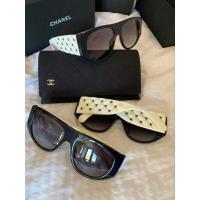 ราคา แว่นตา​กันแดด Chanel Sunglasses รุ่น 71465 S6561 3N S​ สีขาวดำ (16382108462)