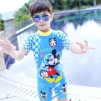 ราคา ชุดว่ายน้ำเด็กบอดี้สูท มิกกี้เม้าส์ Mickey Mouse ซิปหลัง พร้อมหมวก (221276417)