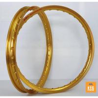 ราคา DALE วงล้ออลูมิเนียม ขนาด 1.40x17 สีทองอ่อน ขอบเรียบ จำนวน 2 วง (11075386069)