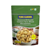 ราคา Tonggarden มะม่วงหิมพานต์ผสมแมคคาเดเมียส์สาหร่ายวาซาบิ 130 กรัม (ซิป) (883493435)