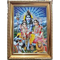 ราคา ภาพครอบครัวพระศิวะ พร้อมกรอบ ขนาด 6x8 นิ้ว (1337812520)