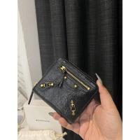 ราคา used balenciaga short wallet GHW (14636906619)