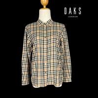 ราคา DAKS LONDON Original Women's Shirt Authentic 100%size M (14996296713)