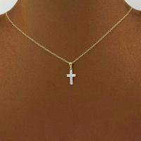 ราคา สร้อยคอพร้อมจี้ทองคำแท้9kเพชรแท้เกสร (1919147415)