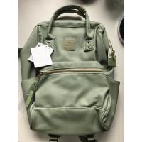 ราคา กระเป๋าเป้ anello หนังสีเขียวอ่อน ของแท้มือ1 (7174260869)