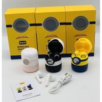 ราคา ✨NEW!!!!Pro12 Minion มินเนี่ยน หูฟังบูลทูธ V5.0 ไวเลส Wireless Headset หูฟังการ์ตูนไร้สายน่ารัก กล่องชาร์จ LED (8147115160)