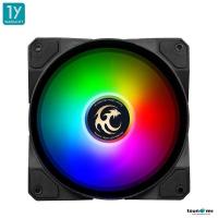 ราคา พัดลมเคส Tsunami ARGB Ablaze, Fan molex 4pin + 3pin ARGB 120mm.1200RPM (19162066162)
