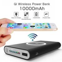 ราคา แบตสำรอง Power Bank Wireless charger 10000mAh แบตมือถือ แบตสำรองของแท้ แบตเตอรี่สำรอง (4538802876)