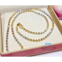 ราคา สร้อยคอเงินแท้92.5% ชุบ 3 กษัตริย์ ลายใต้ฝุ่น (สร้อยงานอิตาลี) (8510822489)