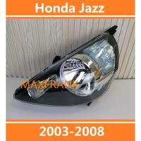 ราคา ไฟหน้ารถยนต์ สําหรับ Honda Jazz GD1 GD3 GD 2003-2008 ไฟหน้า ไฟหน้าโปรเจคเตอร์ไฟหน้าแต่ง โคมไฟหน้า Headlamp Headlight ไฟหน้าโปรเจคเตอร์ (22576637392)