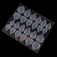 ราคา กาวซิลิโคลนติดเล็บ24ชิ้น/1แผ่น ซิลิโคลนนิ่ม กันน้ำ กาวซิลิโคลนJelly Nail (9199072958)