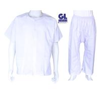 ราคา ชุดปฏิบัติธรรม ชุดถือศีล เสื้อกุยเฮง กางเกงขาก๊วยขายาว เอวยางยืด สีขาว (1465308968)