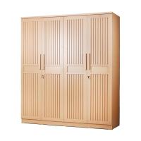 ราคา SUNNY ตู้เสื้อผ้า 6 ฟุต 4 ประตู ขนาดใหญ่ กว้าง 180 ซม ส่งและติดตั้งฟรี รุ่น D6125 (20992355277)