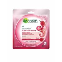 ราคา ค่าส่ง 19บาท/พร้อมส่งGarnier ageless white mask มาส์กหน้าเพื่อลดริ้วรอยและเผยผิวขาวใส/ลดจุดด่างดำ (2053243596)