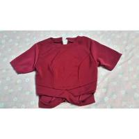 ราคา เสื้อเอวลอยแขนสั้น สีแดง (5580105443)