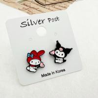 ราคา Sanrio ต่างหูสตั๊ด น่ารัก ลาย Kuromi My Melody (16196638841)