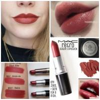 ราคา แท้% Mac Satin Lipstick สี Retro 3g. (2862953729)