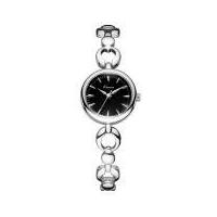 ราคา Kimio นาฬิกาข้อมือผู้หญิง สีเงิน หน้าปัดสีดำ สายสแตนเลส รุ่น KW6203 (5215008098)