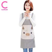 ราคา CLAFELOR-ผ้ากันเปื้อนลายการ์ตูนน่ารัก ผ้ากันเปื้อนแฟชั่นสไตล์เกาหลี กันน้ำและกันน้ำมัน ผ้ากันเปื้อนแฟชั่น QB-P003 (11250270562)