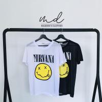 ราคา ลายซิกเนเจอร์ N❗️r va na เสื้อยืดผ้ามุ้งบาง #ผ้าบาง #ผ้ามุ้ง #วงร๊อค (5760874533)