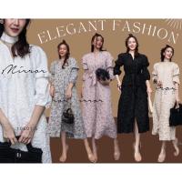 ราคา [New] เดรสออกงานสีเทา พร้อมส่ง ป้าย Mirrorsister เดรสผ้าtextureนูน ชุดออกงาน เดรสเรียบหรู ชุดไปงาน เดรสแขนพอง (21675507210)