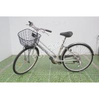 ราคา จักรยานแม่บ้านญี่ปุ่น - ล้อ 26 นิ้ว - มีเกียร์ - สีเงิน [จักรยานมือสอง] (17869107091)