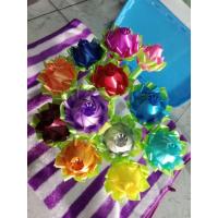 ราคา ไม้เสียบธนบัตร ไม้เสียบแบงค์ งานกฐิน งานผ้าป่า งานบุญต่างๆ ดอกไม้ทำจากริบบิ้น (ดอกบัวบูชา) (24800202400)