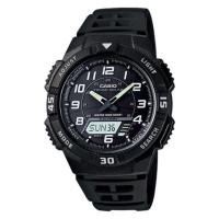 ราคา Casio นาฬิกาข้อมือชาย สายเรซิ่น รุ่น AQ-S800W-1BV - สีดำ (2627208)
