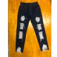 ราคา ยีนส์แต่งขาด ป้ายEDWIN ไซส์sm สุดเก๋ซื้อมาแพงแต่เอามาปล่อยถูกๆ60.- (5343964613)