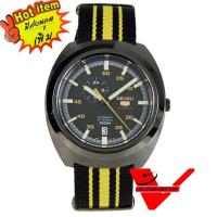 ราคา badgeSeiko 5 Sports Retro Men Automatic Watch นาฬิกาข้อมือผู้ชาย สายผ้านาโต รุ่น SSA289K1 (2274735207)