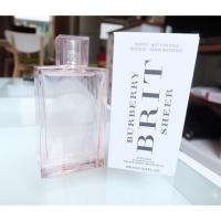 ราคา น้ำหอม Burberry Brit Sheer Eau De Toilette Spray 100ml. น้ำหอมแท้ 100% มีกล่อง (515215035)