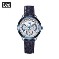 ราคา Lee นาฬิกาข้อมือ Metropolitan LEF-F160ASV2-8L แบรนด์แท้ USA สายหนังหุ้มยีนส์สีน้ำเงิน กันน้ำ ระบบอนาล็อก (3413829140)