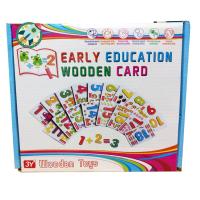 ราคา Early Education Wooden Card เกมส์จับคู่ไม้ นับเลข กล่องฟ้าสำหรับเด็กก่อนวัยเรียน (312513462)