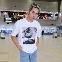 ราคา ยินดีต้อนรับ a เสื้อยืดโอเวอร์ไซด์ T-Shirt Over Size INDIGO- สีขาว (19293017095)