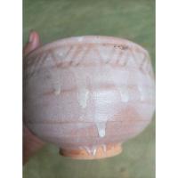 ราคา ชามมัทฉะชงชา ชามดินเผาเคลือบสีขาวขนาด12x7.8cm สินค้ามือสองจากตู้ญี่ปุ่น (22257265572)