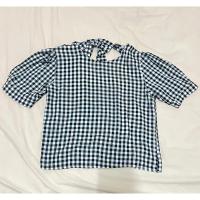 ราคา เสื้อแขนพองลายสก็อตผูกโบว์ด้านหลัง (17793951152)
