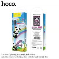 ราคา แท้100%) Hoco X26 Plus สายชาร์จสีรุ้ง Rainbow Data Cable 3.0A Max (9902577082)