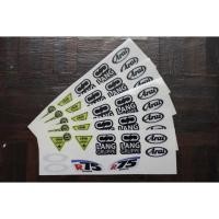 ราคา ชุดสติ๊กเกอร์ติดหมวกกันน๊อก arai (1686324979)
