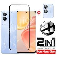 ราคา 2in1 ฟิล์มกระจกนิรภัยกันรอยหน้าจอ เลนส์กล้อง HD นิ่ม สําหรับ Vivo V29E V29E 5G 2023 Vivo V 29E 29E V29 e VivoV29E VivoV29E 5G (21794357970)