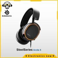 ราคา SteelSeries (สตีลซีรี่ย์) Arctis 5 7.1 DTS RGB Wired Audio Gaming Headset หูฟังเกมมิ่ง ชุดหูฟัง หูฟัง (61504) steelseries (6650190269)