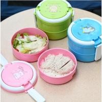 ราคา Eskimo ปิ่นโต 2 ชั้น (FC01) พร้อมช้อนส้อม พลาสติก Food Grade เข้าไมโครเวฟได้ ปิ่นโตเด็ก กล่องอาหารกลางวัน (21785144474)