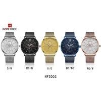 ราคา หรูหราในราคาเบาๆนาฬิกาข้อมือชาย กันน้ำ naviforce watch แท้ รุ่นNF3003 สายสแตนเลส ของแท้100% (3503487160)