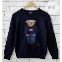 ราคา POLO RALPH LAUREN BOYS POLO BEAR COTTON SWEATER เสื้อสเวตเตอร์ (23417203571)