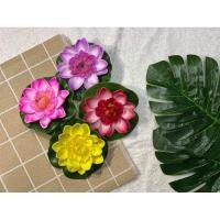 ราคา ดอกไม้ปลอม ดอกบัวลอยน้ำ ดอกบัวลอยอ่างน้ำ พร้อมส่ง (11406077431)
