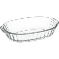 ราคา Iwaki Pyrex 3854 ถาดอบทรงรี แก้วโบโรซิลิเกท 370 มิลลิลิตร มือสองจากญี่ปุ่น (18 x 12 x 3.8 cm) (6069017641)