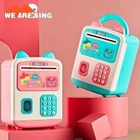 ราคา ตู้ ATM ออมสิน เก็บเงินออม ใส่รหัสผ่านได้(สีชมพู) (20278068390)