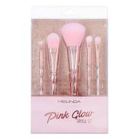 ราคา Mei LinDa Pink Glow Brush Set #MD4225 : meilinda ชุด เซต แปรงแต่งหน้า 5 ชิ้น x 1 ชิ้น alyst (7081783498)