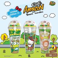 ราคา แก้ว Cafe Amazon ซาริโอ้ แก้วน้ำเก็บความเย็น พร้อมหลอด คิตตี้ โอซารุ เคโระ ตัวละคร sanrioสถดน่ารัก แก้ว คิตตี้ อเมซอน (22769955370)